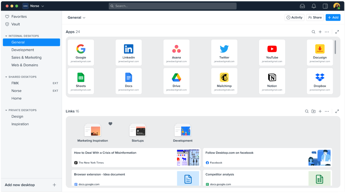 Webtoppers dashboard interface